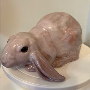 Vintage 12” bunny figurine